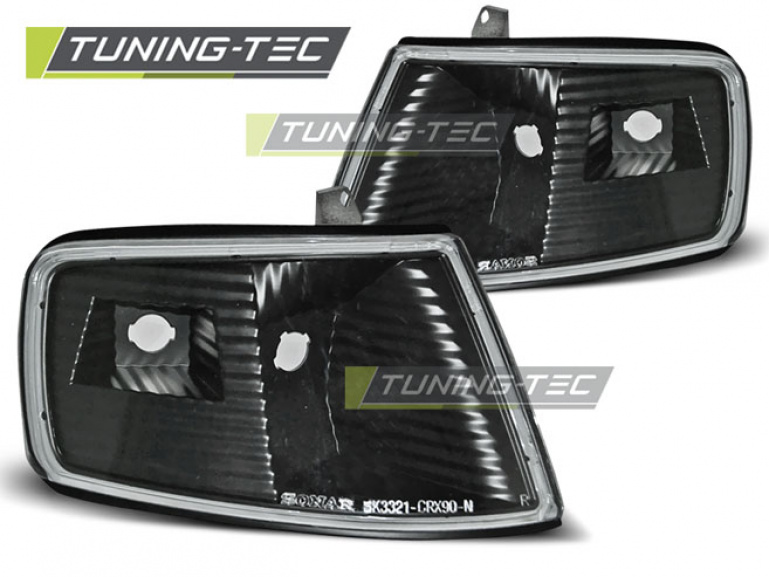 Upgrade Klarglas Frontblinker für Honda CRX 90-92 schwarz